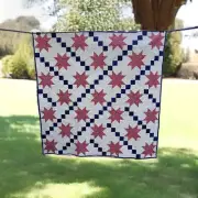 Patriotic Quilt - Lap Quilt - 100% Cotton