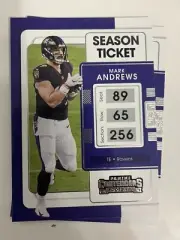 3x MARK ANDREWS 2021 Panini Contenders Football LOT #9