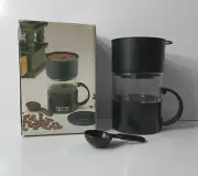Vintage Coffeemaker 1 Cup Filter Net Travel *Missing Lid* Works Without Lid