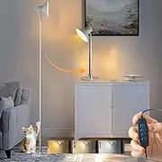 Cordless Table Lamps 2-in-1 LED Floor & Desk Lamp, Portable Retractable Light Pole Table Lamp, Dimmable Standing Lamp with 3 Color Modes Floor Reading Lampfor Living Room, Dorm