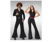Couple 70s 60s Disco costume Saturday night Fever Retro - S-M (AU 8-10), S-M (Chest 38-40")