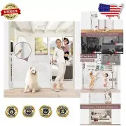 Reinforced 41-Inch Extra Tall Retractable Pet Gate - 55 Inch Wide & Space-Saving