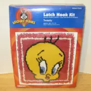 Caron Latch Hook Kit ~ Looney Tunes Tweety Bird ~ 13" x 13” ~ Factory Sealed