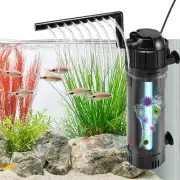 5-in-1 UV Sterilizer Internal Aquarium Filter Light Oxygen Pump Fish Pond Tank