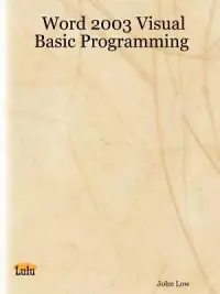 在飛比找博客來優惠-Word 2003 Visual Basic Program