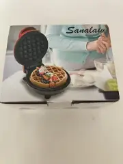 Sanalaiv Mini Waffle Maker, Small Waffle Maker