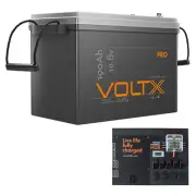 1* VoltX 12V 190Ah Lithium Battery LiFePO4 1* VoltX 12V Control Box 4 USB Ports
