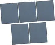 Generic 5pcs Sheets Bird Claw Pads Birdcage Hook and Loop Sandpaper Trellis Netting Pet Cage Mat Wire Caged Pet Cage Supply Cages Bird Cage Net Cockatiel Budgie Liners Silicon Carbide