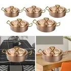 Hammered Hot Pot with Lid Cookware Large Capacity Induction Pot Chafing Dish for