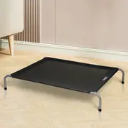 Pawz Elevated Trampoline Pet Bed Dog Puppy Raised Heavy Duty Extra-Large Black