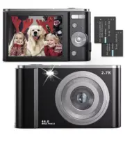 Digital Camera 2.7K Ultra HD 44MP Vlogging Camera with 16X Digital Zoom