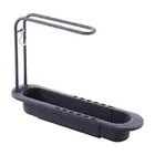 Sink Drain Holder Convenient Detachable Convenient Adjustable Sink Rack 2 Colors