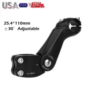 Aluminum Bicycle ±30° Stems MTB Road Bike handlebar Stem 25.4*110mm Adjustable