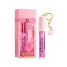 Too faced Charmed Life Set Maximum Plump Lip Injection Lip Gloss & Key Chain