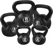 22kg Kettlebell Set Weight Lifting Dumbbells Gym Home Fitness Equipment