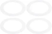uxcell Goof Rings Inner Diameter 3.86", Outer Diameter 7.72", 4 Pcs White