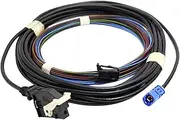 RCD510 RNS510 RNS315 Compatible for Jetta MK6 RGB Rear View Reversing Camera Harness Cable Wire