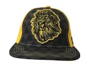 Disney Lion King Kids Youth Snapback Flat Bill Hat Cap Yellow Black NEW