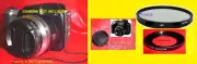 NEW SET To CAMERA NIKON COOLPIX P80 - ADAPTER-RING+LENS CAP+UV FILTER 52mm