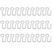 30 Pack Curtain Track Hooks S Shaped Ceiling Shower Curtain Decoration Hooks