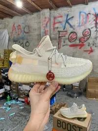 在飛比找Yahoo!奇摩拍賣優惠-【阿明運動舘】真爆yeezy 350 v2 小雛菊 椰子新款