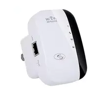 AIMALL 300 Mbps WiFi Extender Repeater Range Booster Wireless-N 802.11 AP Router with 2.4GHz Support, High Speed WLAN Signal Amplifier, AU Plug, White/Black, 2T2R Antennas