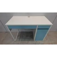 在飛比找蝦皮購物優惠-二手家具 推薦-IKEA 宜家 藍色 書桌 電腦桌 辦公桌 