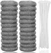 24 PCS Lint Traps Lint Catcher for Washing Machine Stainless Steel Washing Mach