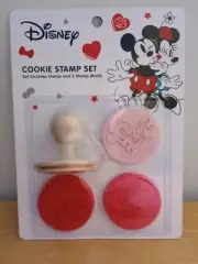 Disney Mickey & Minnie Cookie Stamp Set -(1x Stamp - 3x Stamp Molds)