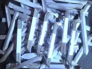 48 Steel Stakes 9in - Landscape Edging & Garden Plot Tarping Stake Pins Anchors