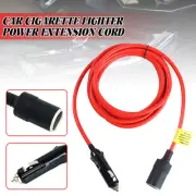 12ft Car Cigarette Lighter Socket Extension Cable Cord Adapter Heavy Duty 12V &
