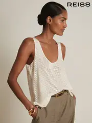 Atelier Laser-Cut Vest Top (F29626) | $295