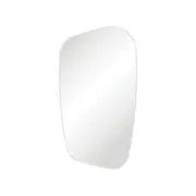 650*1200*5mm Fienza Capriccio Matt White Copper-free Glass Aluminium Special Shape Wall Mounted Framed Mirror
