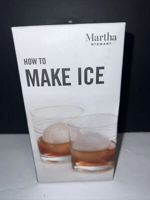 Martha Stewart Collection Highball Ice Molds, Set of 2 msrp $19 NEW!
