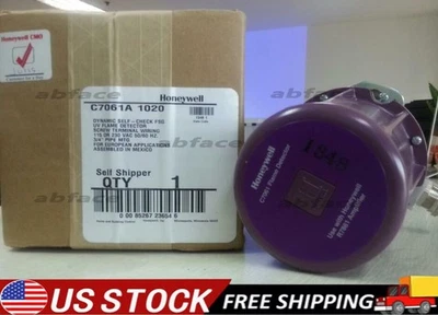 Honeywell C7061A1020 UV Flame Detector 1PC New Fast Ship C7061A1020 US Free TAX