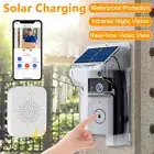Waterproof Wireless Video Doorbell Solar Charging Camera Intercom Rain Cover