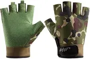 SUJAYU Fingerless Gloves, Fishing Gloves Paddling Gloves Sailing Gloves Rowing Gloves Kayak Gloves Water Gloves Sports Gloves, Fishing Gloves Men & Women
