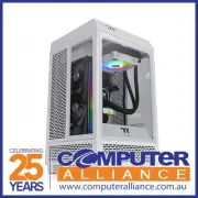 Thermaltake Mini-ITX The Tower 100 TG White Case CA-1R3-00S6WN-00