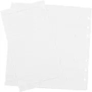 COHEALI Loose Leaf Binder Paper Refills 45 Sheets Lined Notepad Paper for Office 6-Hole Planner Inserts