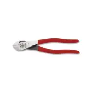 Klein Tools Diagonal-Cutting Angled-Head Pliers, 8 In, Bevel, Plastic Dipped