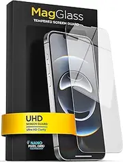 MagGlass for iPhone 16e Screen Protector Toughened Tempered Glass with Easy-installation Applicator (Crystal Clear)