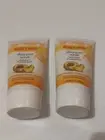 2 Pk BURT'S BEES DEEP PORE SCRUB 4 OZ EACH NEW PEACH WILLOW BARK