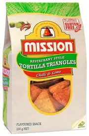 Mission Chilli And Lime Corn Chips 230gm x 6