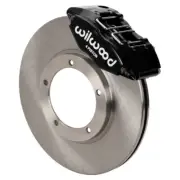 Wilwood Front Powerlite Brake Kit 3in MT Plain Face Black FOR 69-74 Porsche 911
