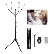 Four Arms LED Light for Photography,2800k-6500k CIR80+ 30w Fill Light for Liv...