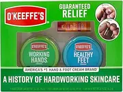 O'Keeffe's Giftbox Including Lip Repair with Cherry and Vitamin E Oil Stick, Working Hands Jar and Healthy Feet Jar, Gift Idea
