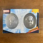 Venom Stemless Wine Glass Set 2-Pack Marvel Drinking Glasses Spiderman NEW