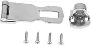 OSOLADY Heavy Duty Stainless Steel Door Latch Clasp Hasp Lock for Use Corrosion Resistant Lock Latch with Screws for Secure Installation Boats Windows and Sliding Doors