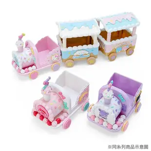Sanrio 三麗鷗 甜點小鎮系列 火車頭造型置物盒 Hello Kitty 765210N