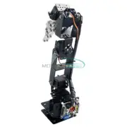 Aluminium Robot 6-DOF Arm Claw Mount Kit Mechanical Robotic Arm for Arduino